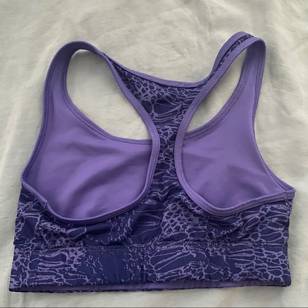 Reversible Purple Sports Bra - Picture 6 of 6